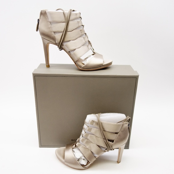 BCBGMAXAZRIA Satin Laila Sandals Shoes